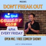 Don't Freak Out - Open Mic